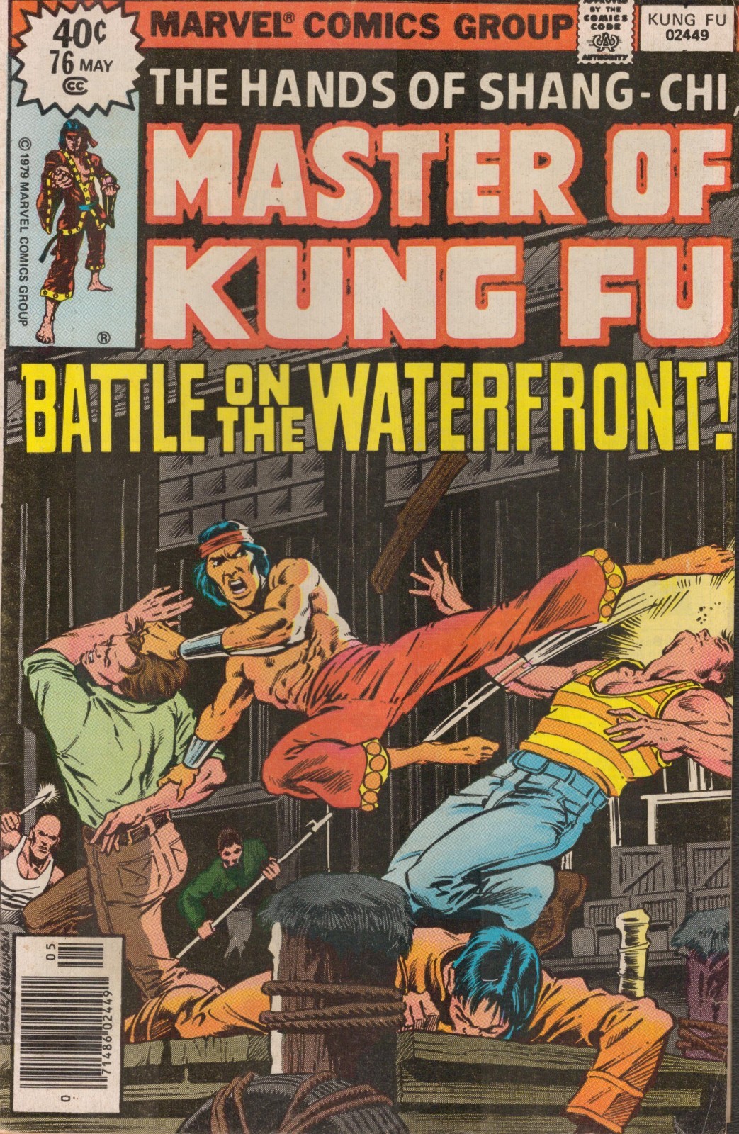 54195: MARVEL MASTER OF KUNG FU #76 grado VG