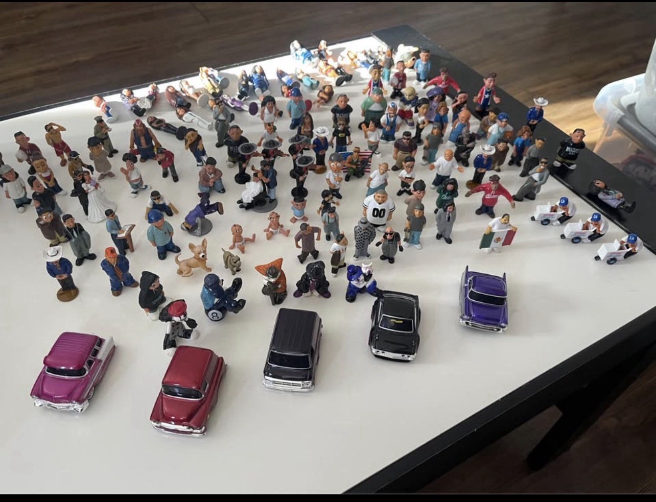 120 minifigure Homies con auto
