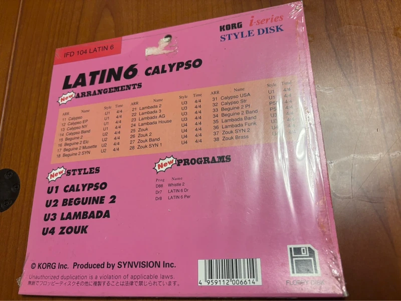 Korg IFD 104 LATIN 6 Calypso