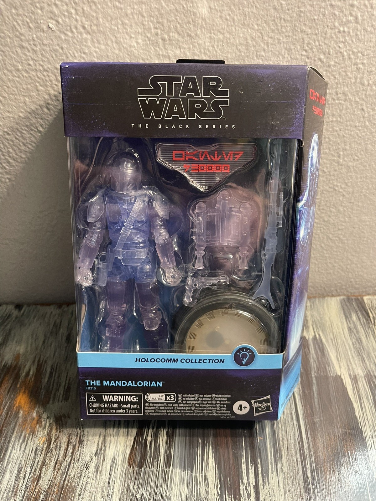 Star Wars La Serie Nera Collezione The Mandolorian Holocom