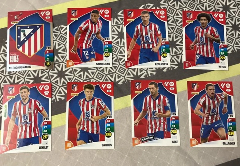 Colección de cartas Panini Adrenalyn XL EA Sports FC 24.