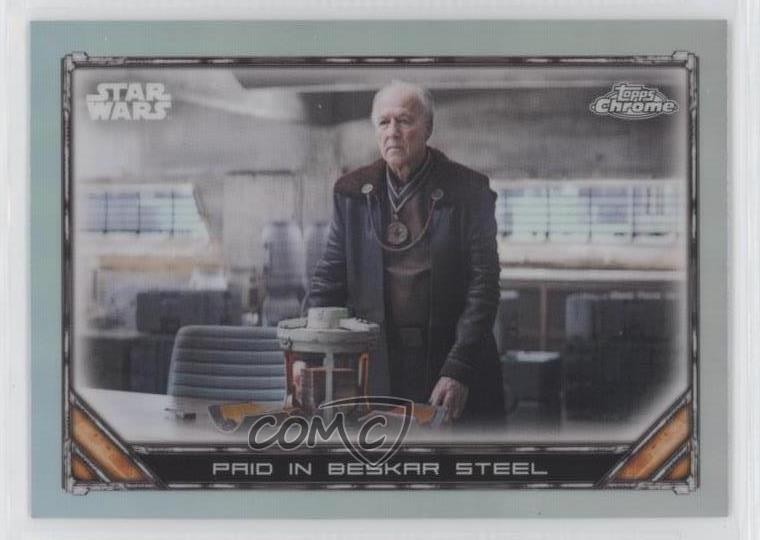 2022 Topps Chrome Star Wars The Mandalorian Beskar Edition Rifrattore #S1-14 12bq