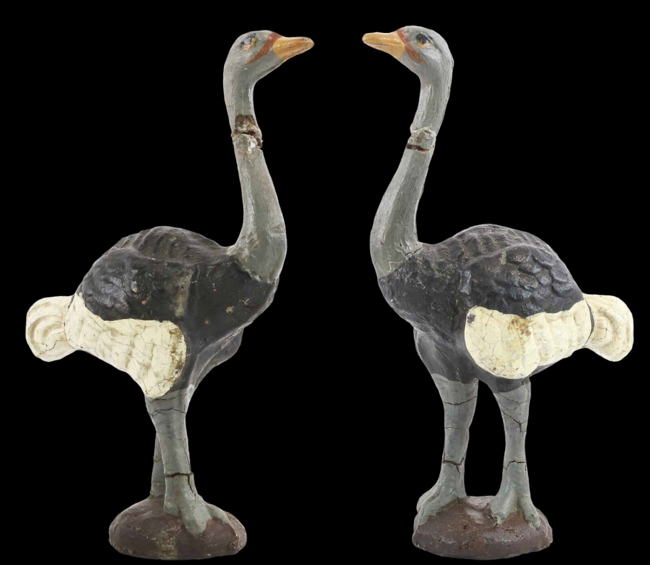 figurine ELASTOLIN AUTRUCHE /  jouet ancien