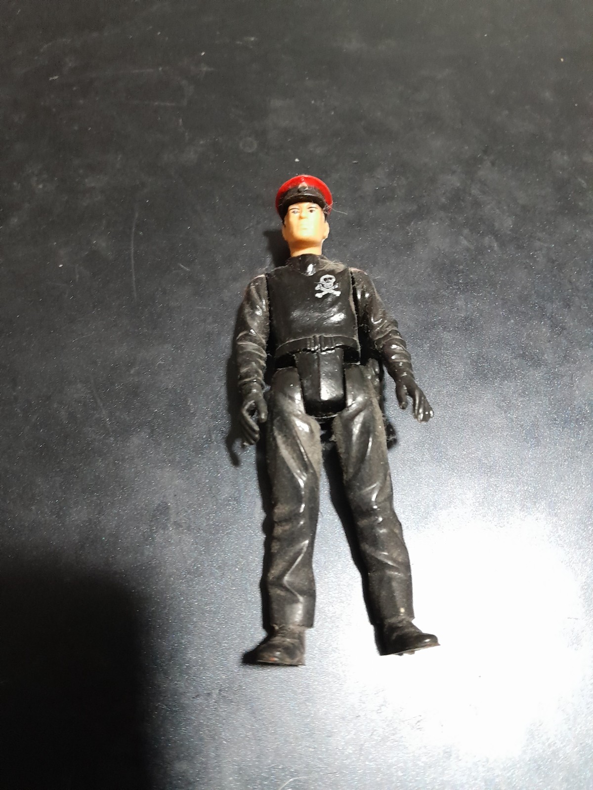 VINTAGE 1983 ORIGINAL PALITOY ACTION FORCE THE BLACK MAJOR FIGURE