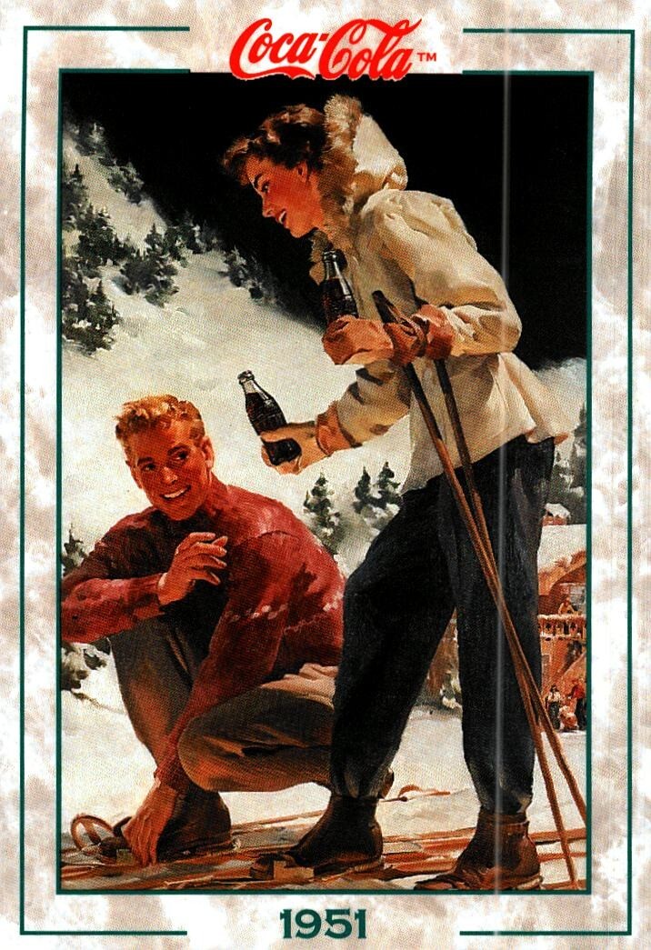 #147 1951-Coca Cola Collezione Trading Card 1994