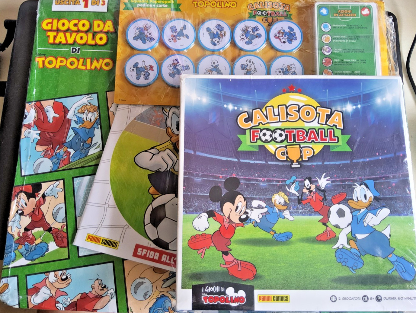 DISNEY, CALISOTA FOOTBALL, GUOCO DA TAVOLO 1/3, nuovo vedi foto 📷