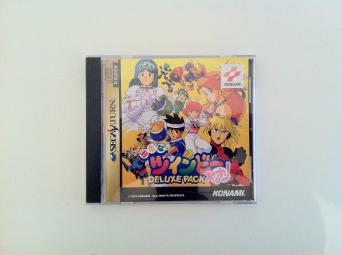 Sega Saturn DETANA TWINBEE YAHHO DELUXE PACK Konami Japan ss modulo libro JP
