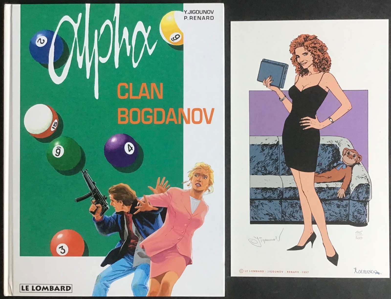 ALPHA Tome 2 Clan Bogdanov EO 1997 + ex-libris Durango 200 ex. Excellent état