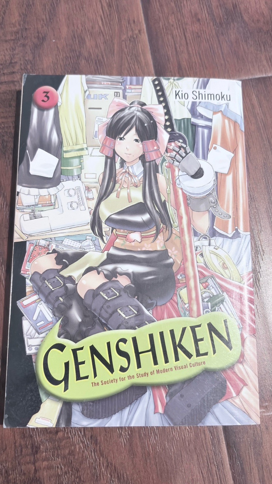 Genshiken vol. 3 Manga Trade Paperback di Kio Shimoku, inglese Del Rey 2005