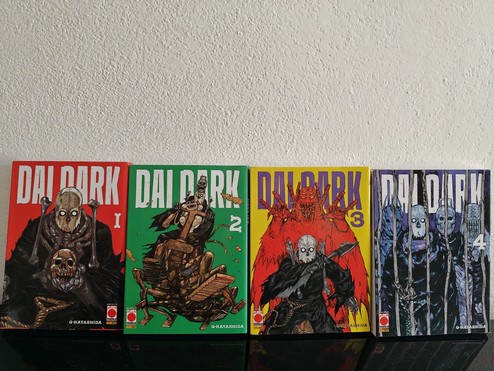 Planet Manga Dai Dark Vol. 1-4 Lotto Q. Hayashida Copertina morbida