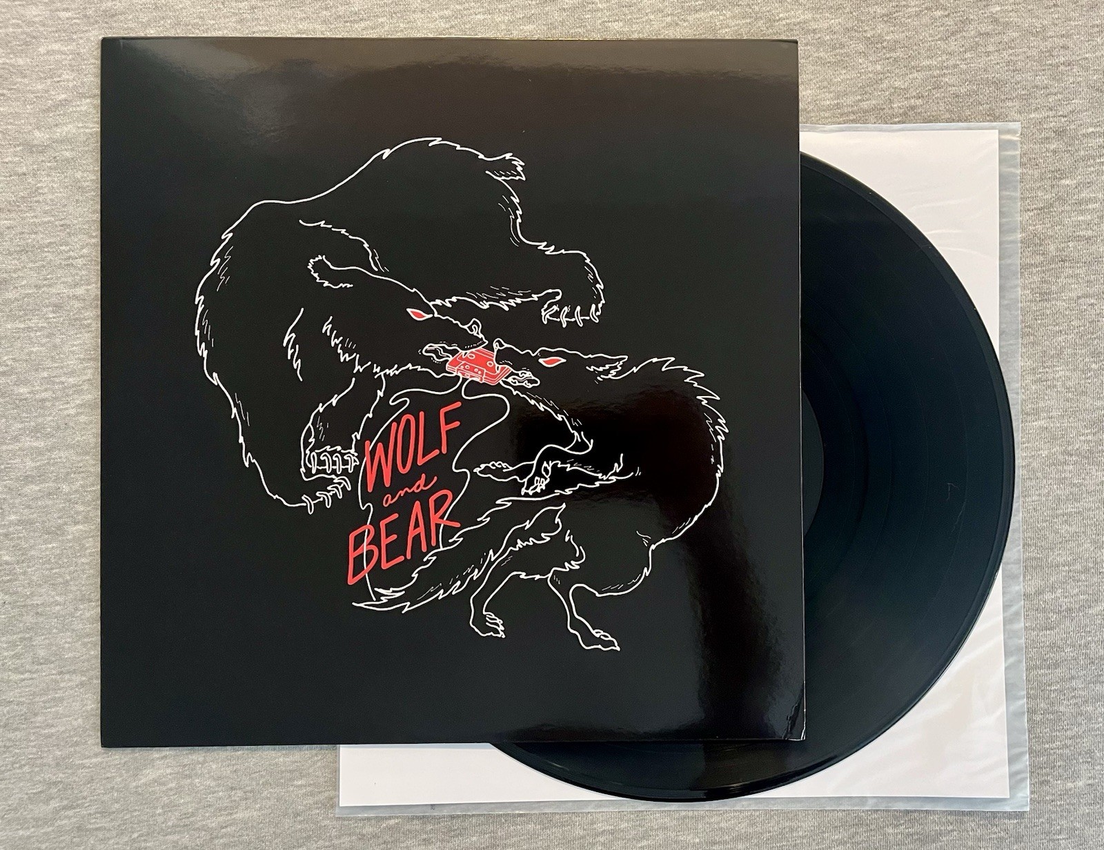 Wolf & Bear - Everything Is Going Grey Limited Black Vinyl LP w SIGNED Art Card