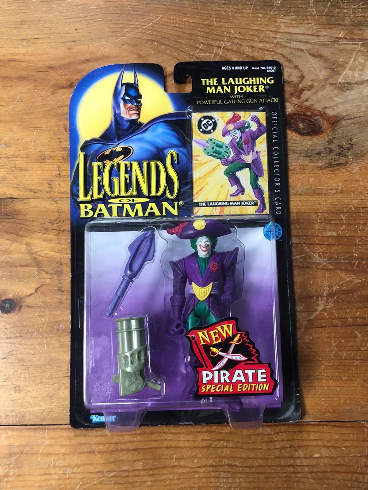 Modellino vintage 1995 Legends of Batman L'uomo che ride Joker Pirate NUOVO
