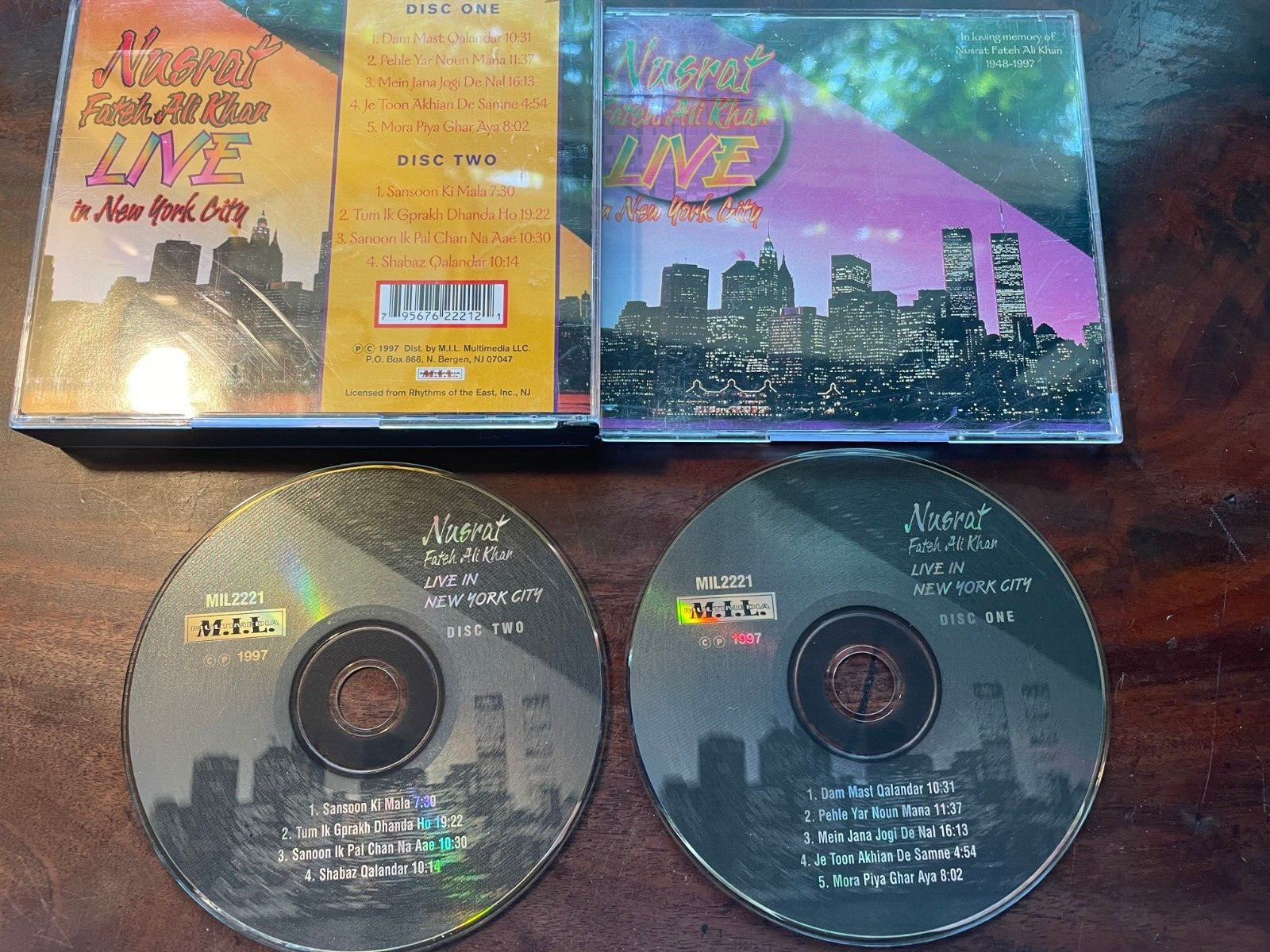 Nusrat Fatch Ali Khan LIVE in NYC (Used CDs/2, 1997) Nusrat Fatch Ali Khan