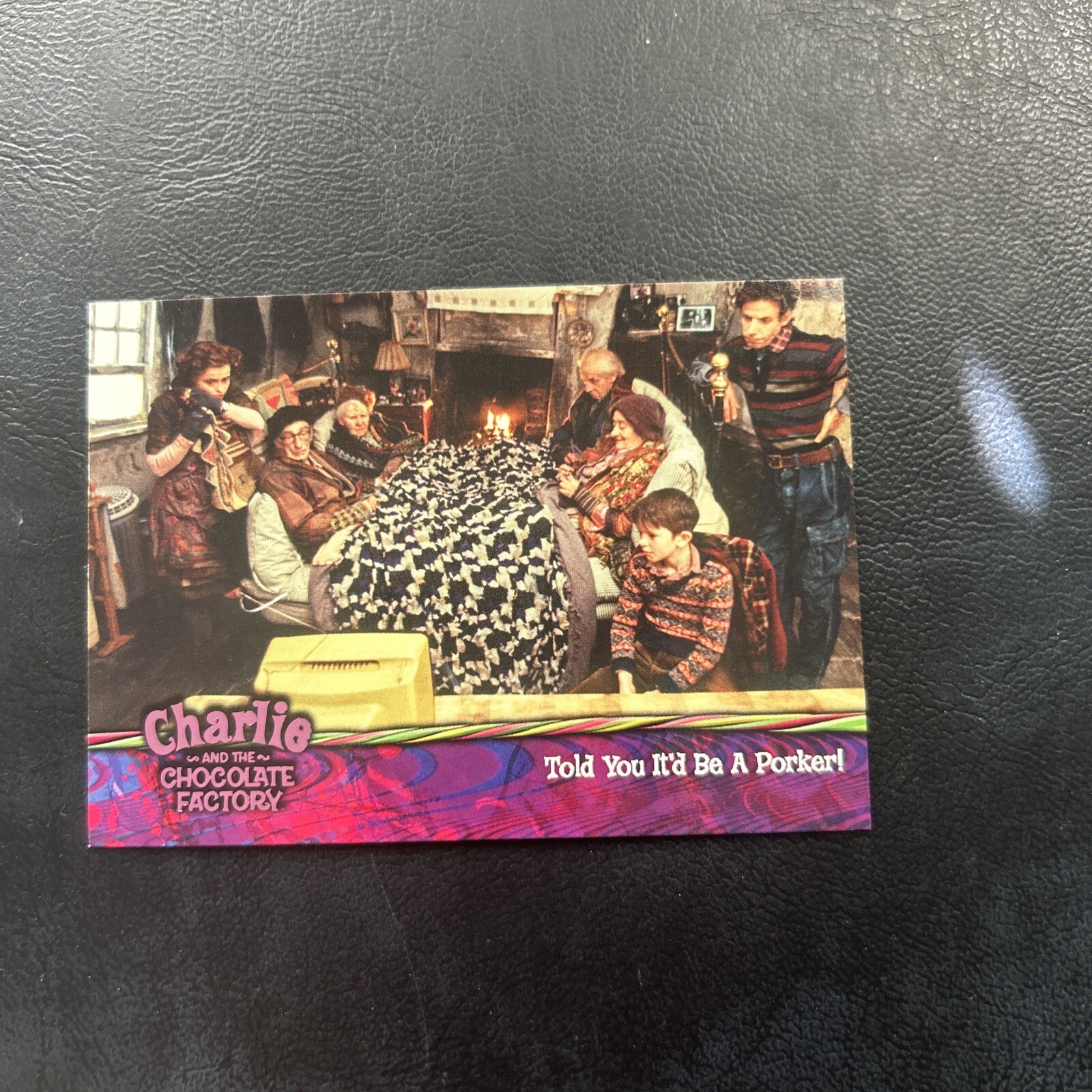 Jb12 Charlie And The Chocolate Factory 2005 Artbox #34 Charlie Grandpa