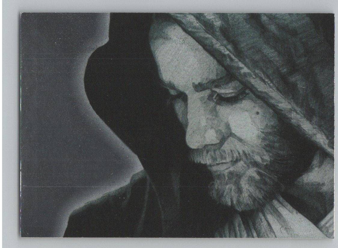 2009 Topps Star Wars Galaxy Series 4 Obi Wan Kenobi Silver Foil Card 10 di 15