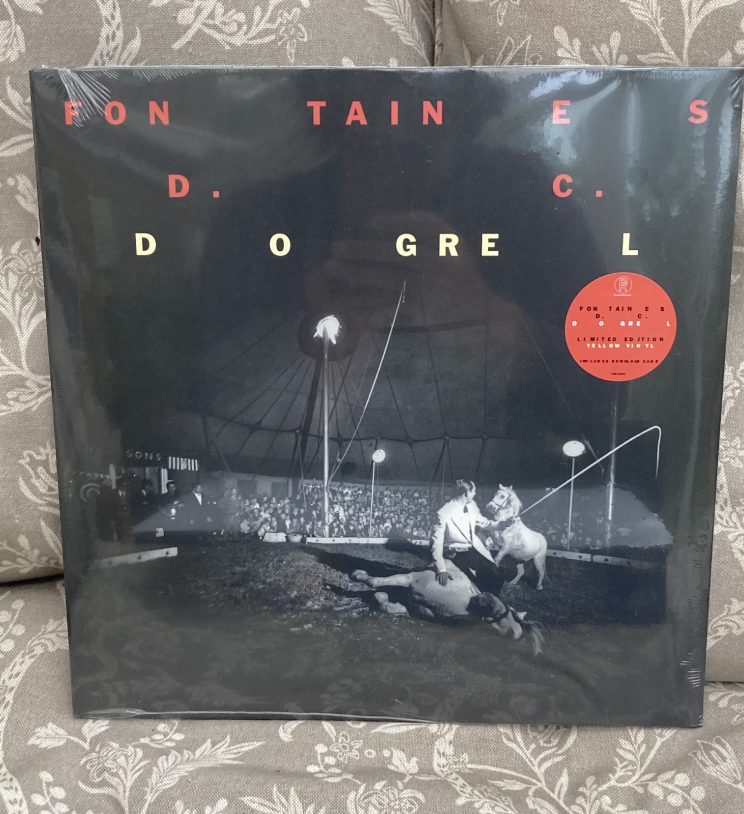 Fontaines D.C. Dogrel Limited Edition Yellow Vinyl  #SEALED #MINT