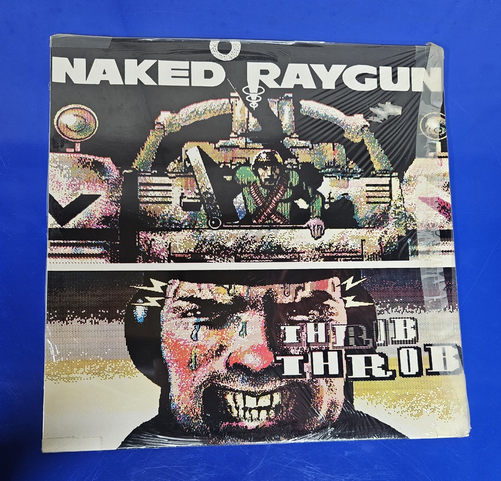Naked Raygun Throb Throb 1985 LP First Pressing Homestead Punk
