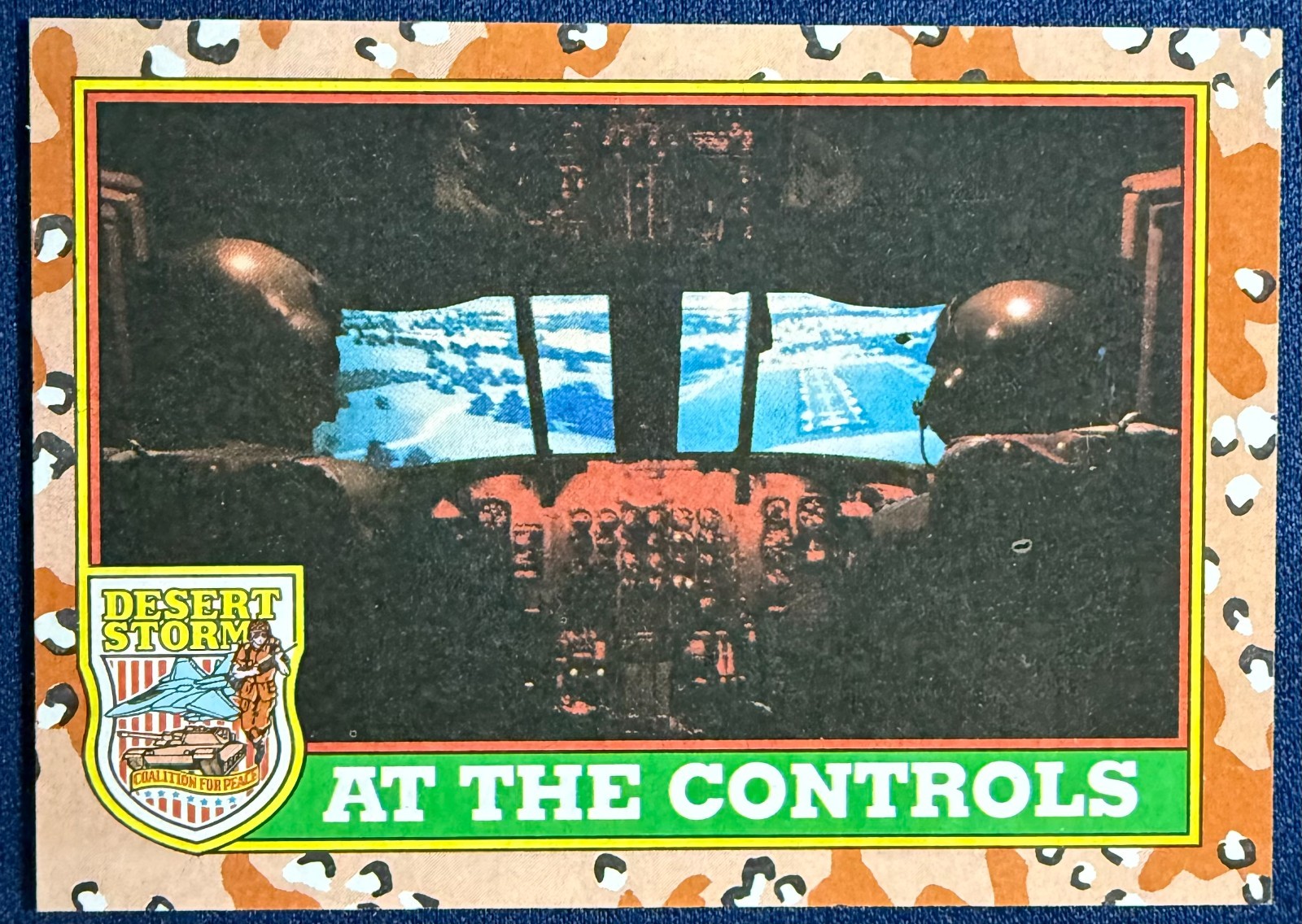 1991 TOPPS DESERT STORM #65 AI COMANDI (YELLOW DESERT STORM)
