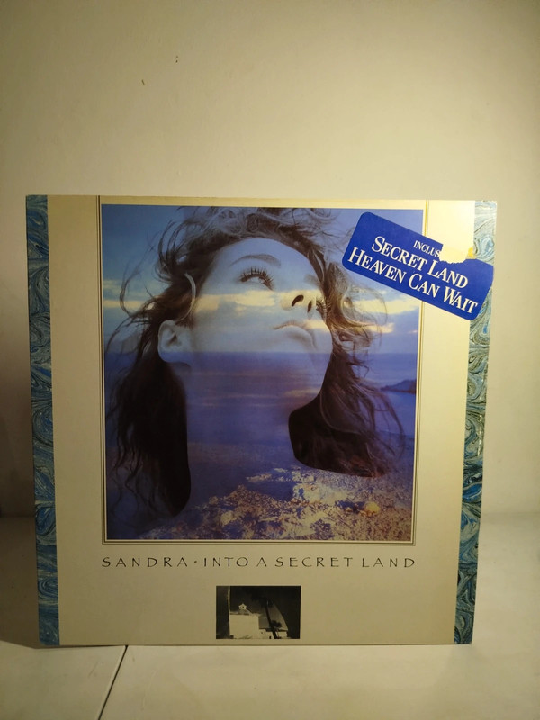 Sandra vinyle 33 tour album  into a secret land 1988
