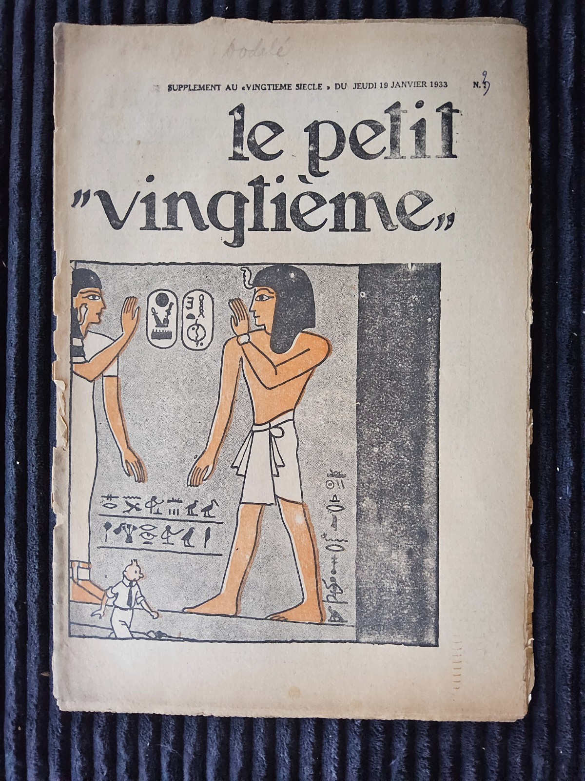 Tintin - Petit Vingtième - Numéro 3 de 1933