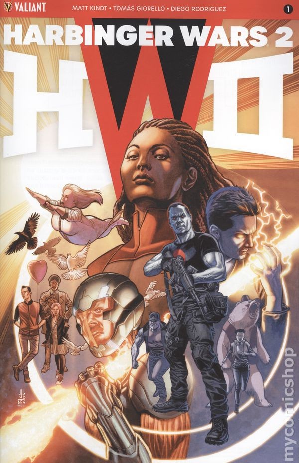 Harbinger Wars 2 1A Jones quasi nuovo 2018 immagine stock