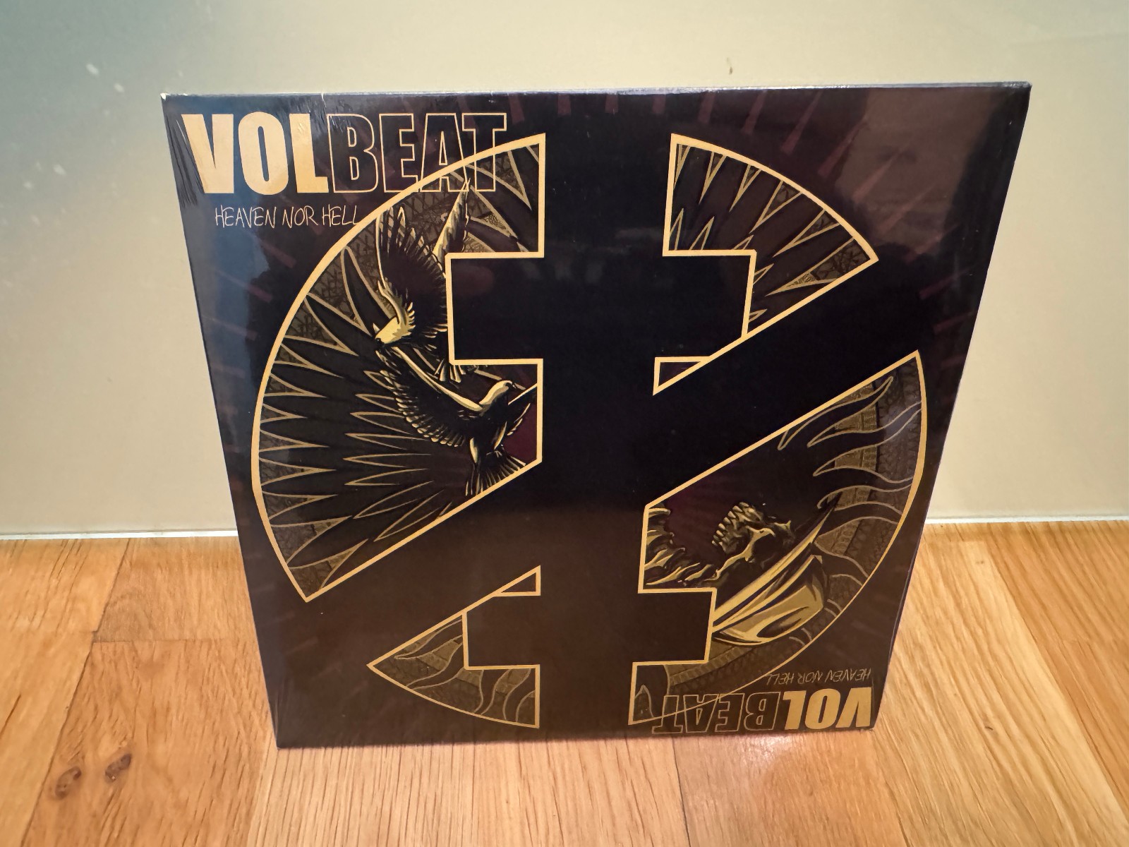 VOLBEAT Heaven Nor Hell 7" GREEN BROWN Vinyl Sealed Social Distortion