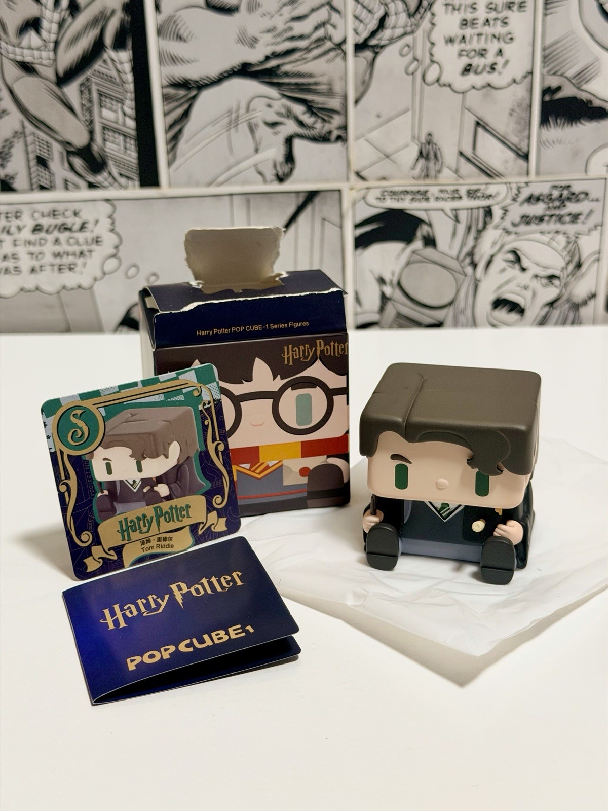 POP MART Harry Potter POP CUBE- Series-1  Blind Box (Tom Riddle) [OPEN]