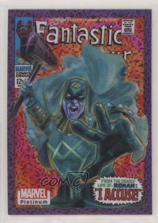 2023 Marvel Platinum Cover Variant Purple Pixels 16/35 Ronan The Accuser bq7