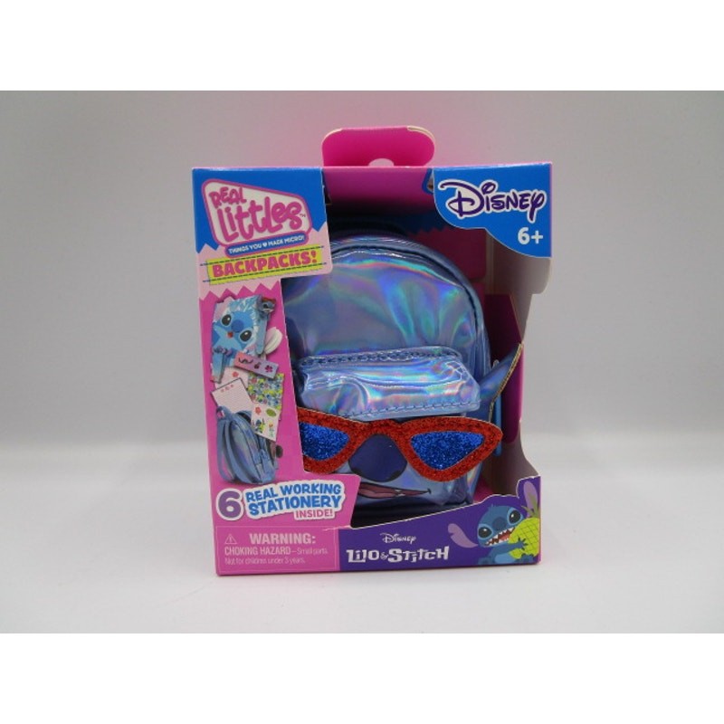 Real Littles Backpack Lilo & Stitch With 6 Mini Real Stationery Surprises