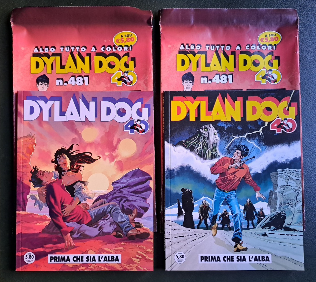 Dylan Dog n. 481 a Colori  Copertine Regular + Variant 40° Ottobre 2026 2 ALBI