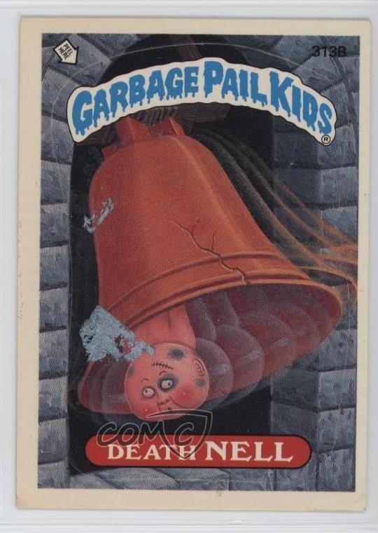 1987 Topps Garbage Pail Kids Series 8 Death Nell (One Star Back) #313b 1u6