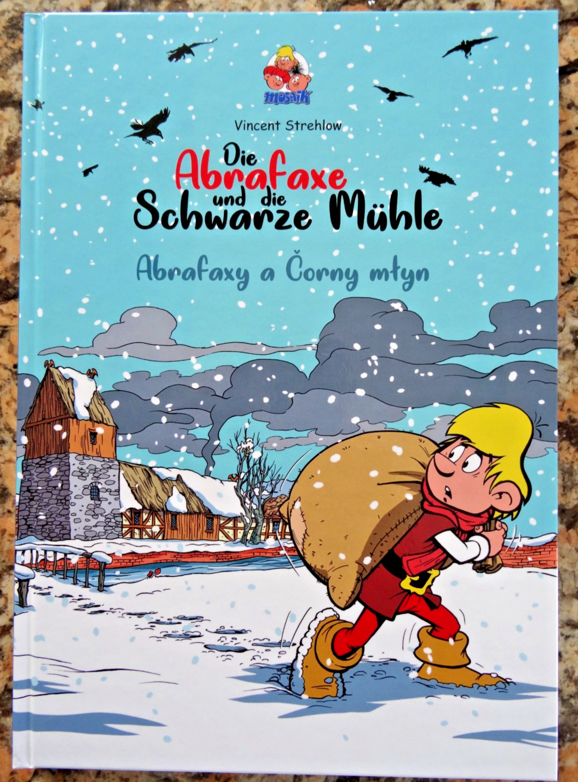 Libro a mosaico - L'Abrafaxe e il mulino nero - 2025 - 82 p.+CD - 2 lingue