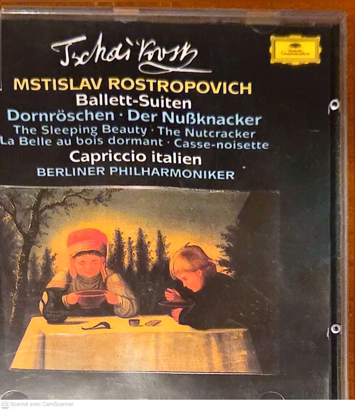 CD Tchaïkovsky – Suites de Ballets (La Belle au bois dormant, Casse-noisette) & Capriccio italien