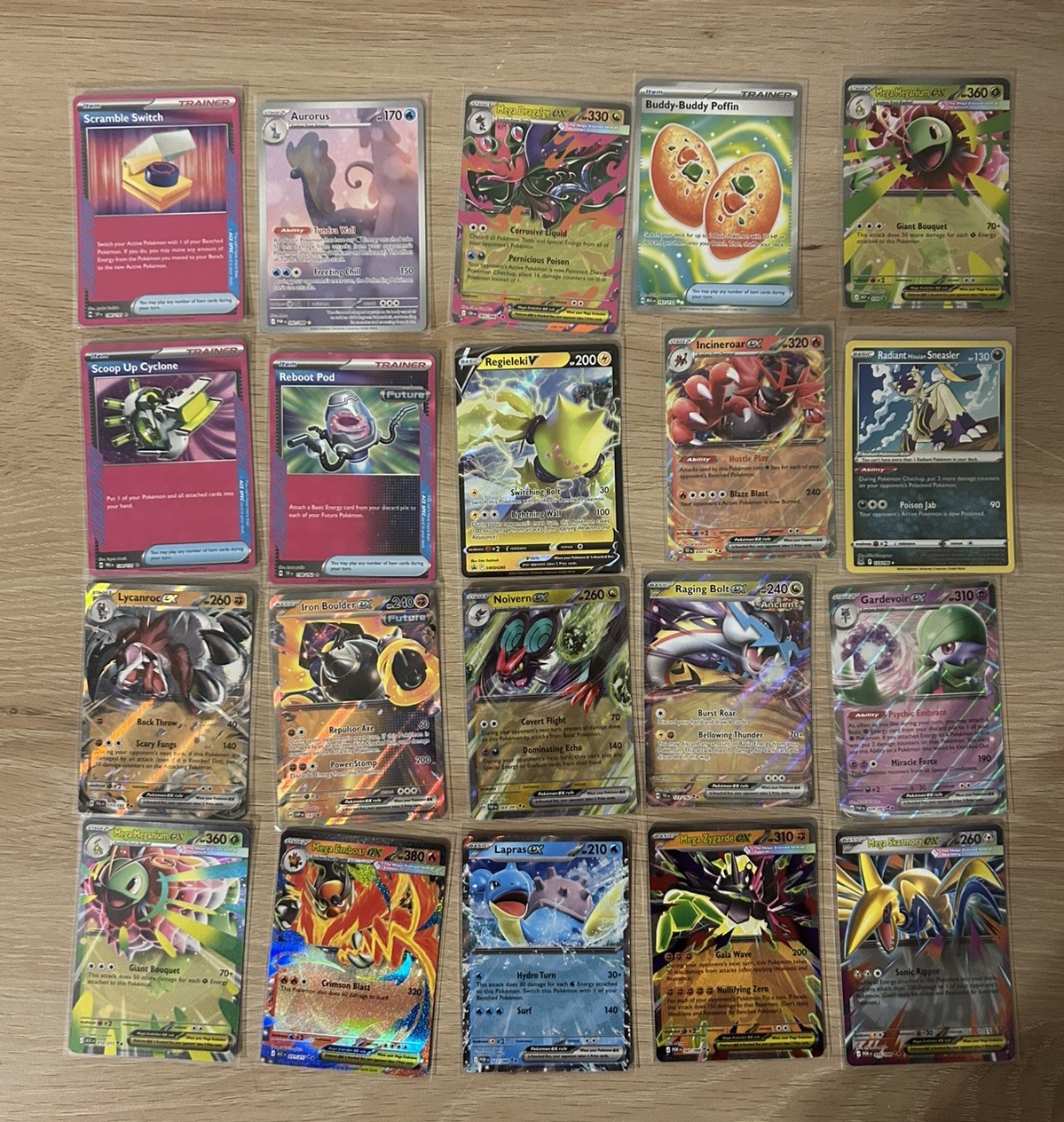 Lotto di 20 carte Pokemon; EX o migliori