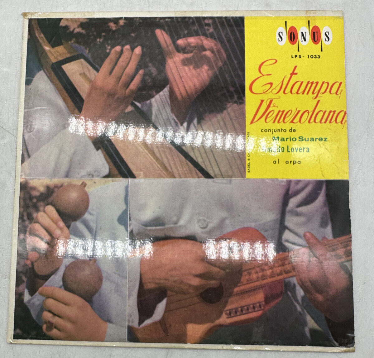 Conjunto De Mario Suarez Amado Lovera Estampa Venezolana Sonus LPS 1033 VG