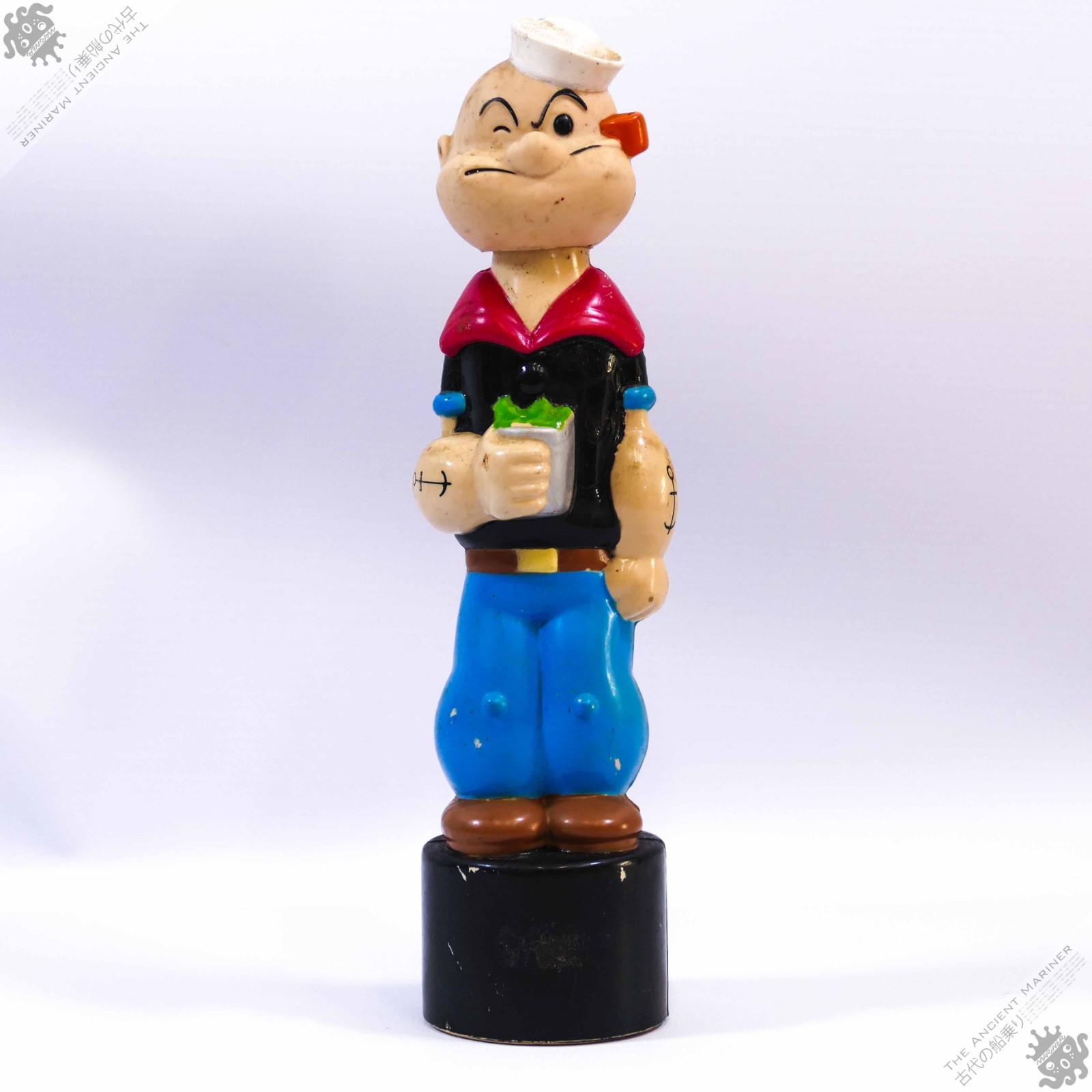 ACTION FIGURE CARTONE ANIMATO KING FEATURES POPEYE BUBBLE BATH 1987 VINTAGE THAILANDIA
