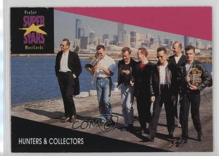 1991-92 Pro Set Super Stars MusiCards Hunters & Collectors #186 1b9b