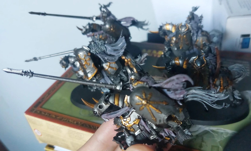 warhammer Chevaliers du Chaos x5 peinte