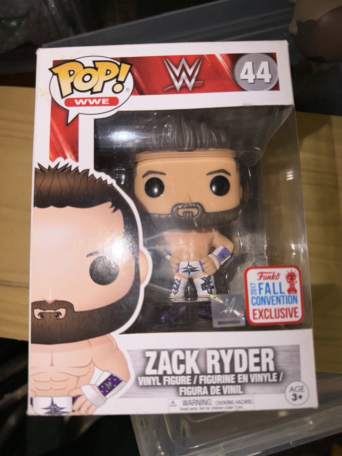 Funko Pop! WWE Zack Ryder #44 Figura in vinile Fall Convention Exclusive 2017