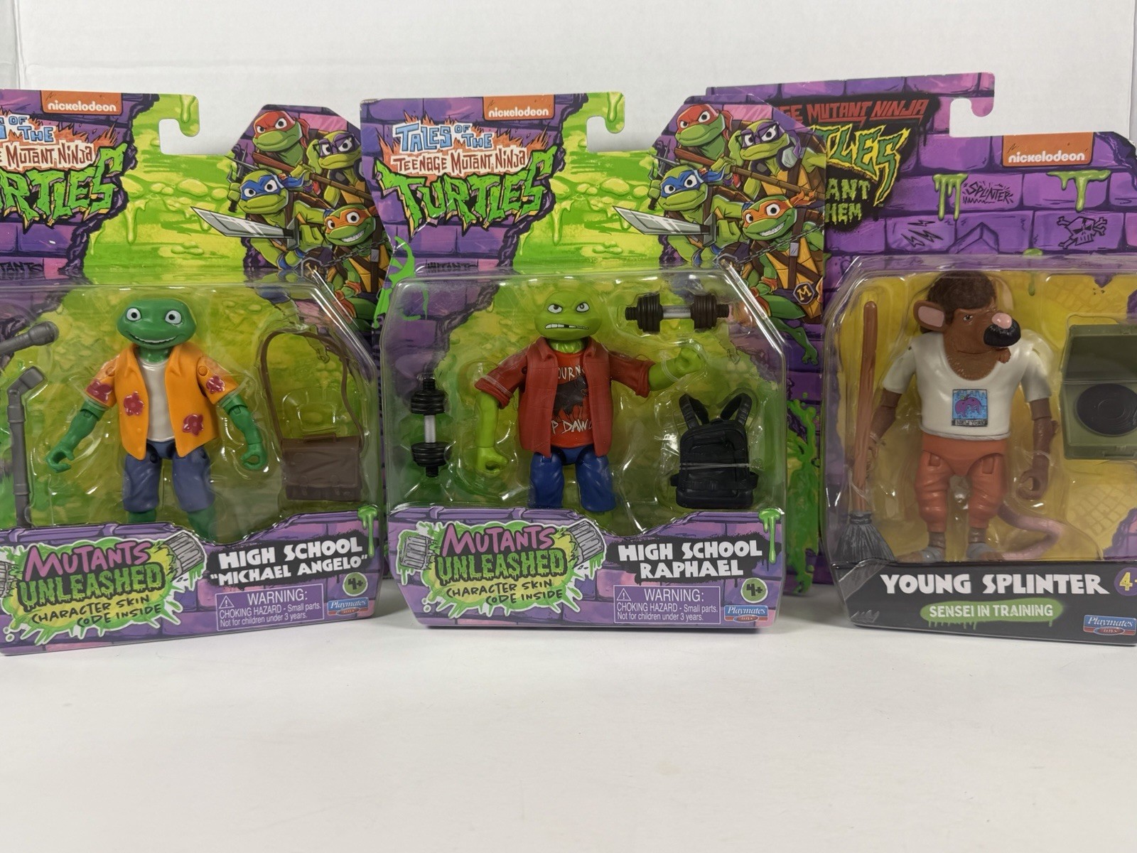 Tales of the Teenage Mutant Ninja Turtles TMNT High School Modellino Michael Angelo
