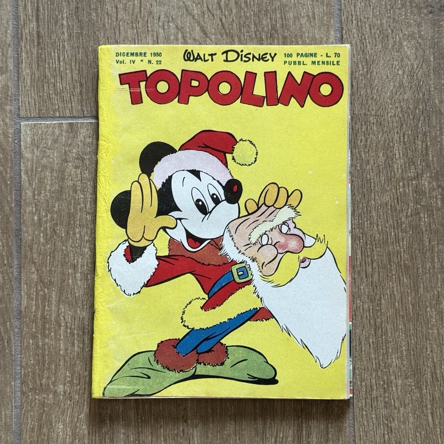 Fumetto topolino 22 vintage