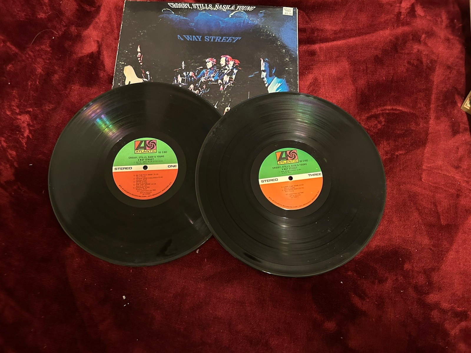 4 Way Street Crosby Stills Nash and Young Double Album Vinyl  Very Good/Exc