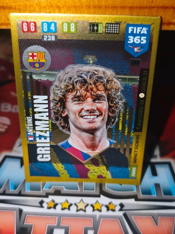 📌 Antoine Griezmann – Impact Signing – Panini FIFA 365 Adrenalyn XL