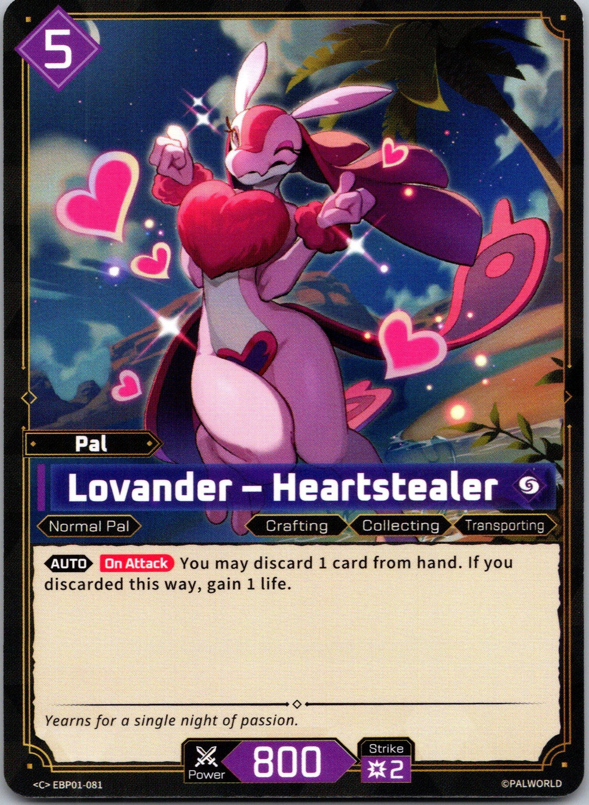 Lovander EBP01-081 Alba di Palpagos carta collezionabile comune quasi nuova