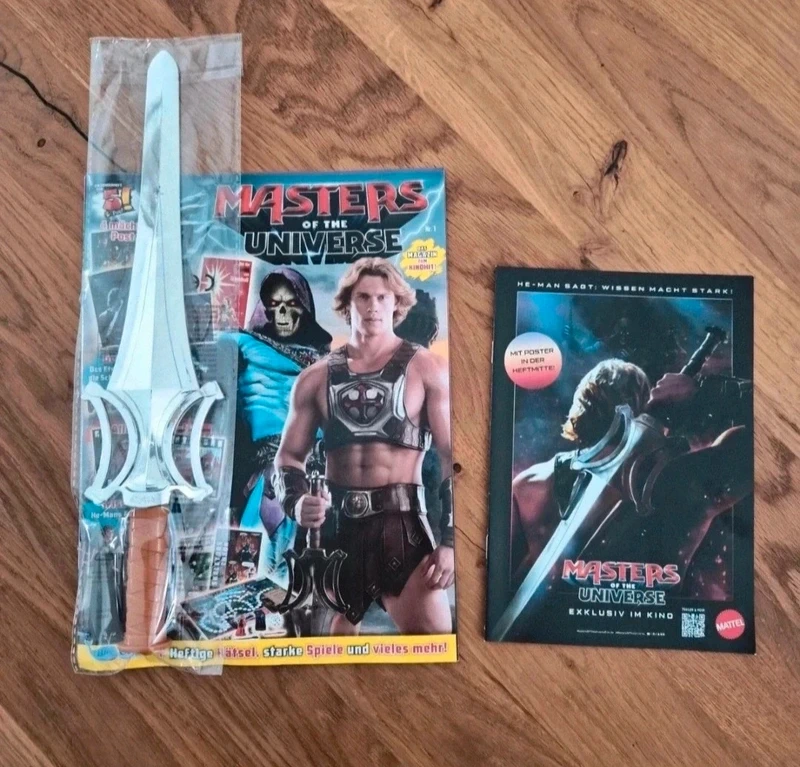 Masters of the Universe Magazin Kino Programm Heft Schwert neu/ovp