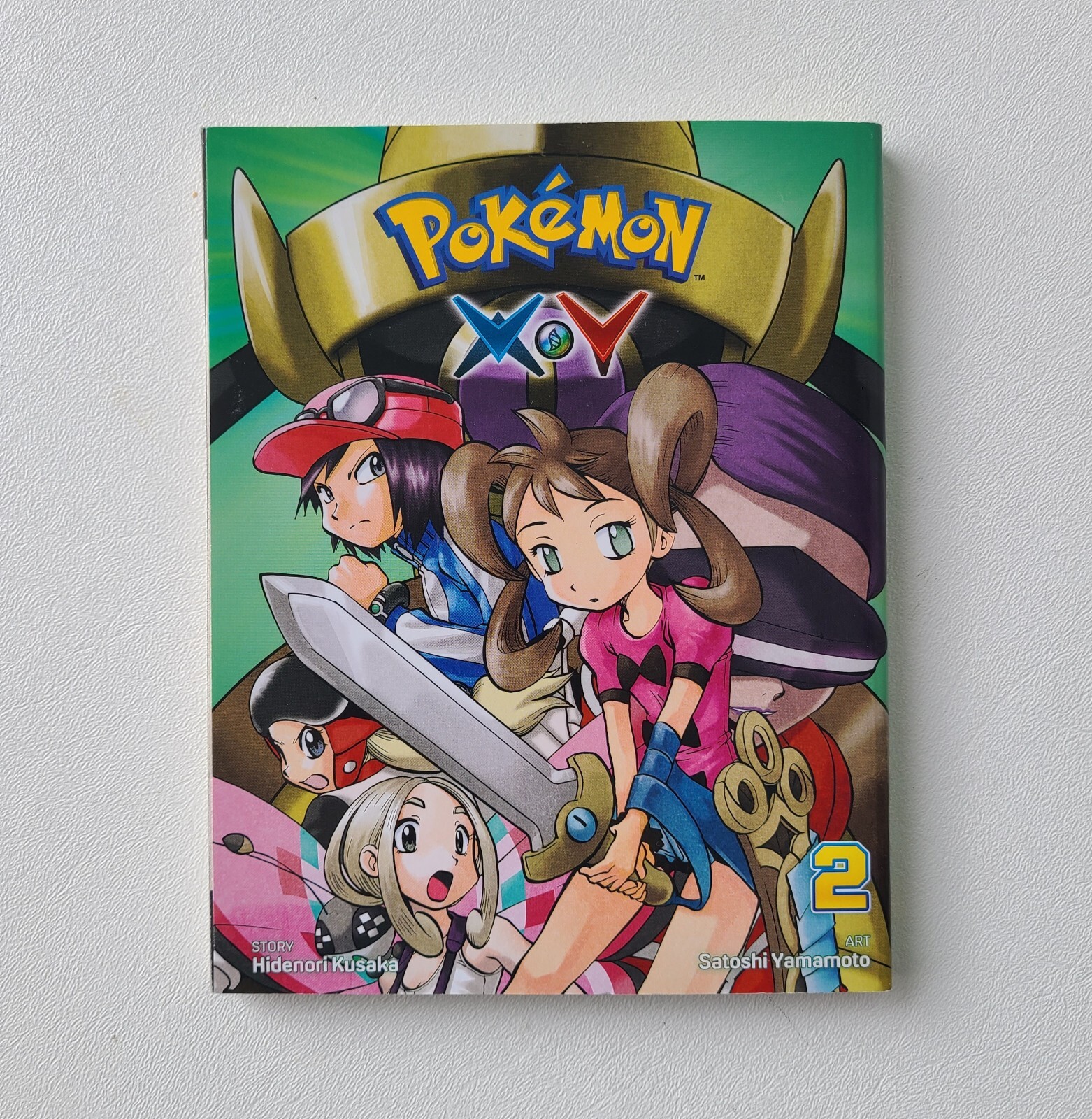 Pokemon X Y Vol. 2 di Hidenori Kusaka inglese Viz Media manga graphic novel