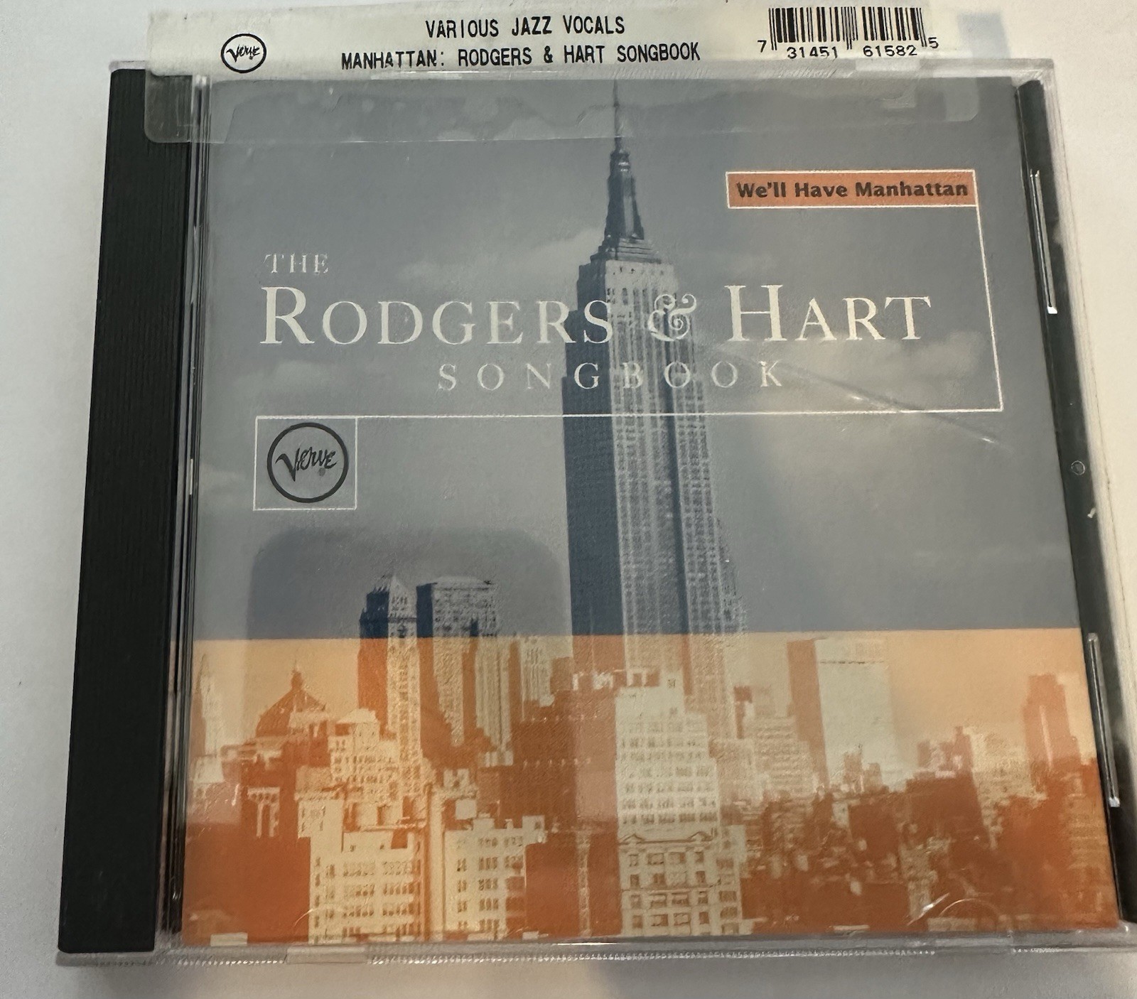 The Rodgers & Hart Songbook: We'll Have Manhattan (CD 1993)
