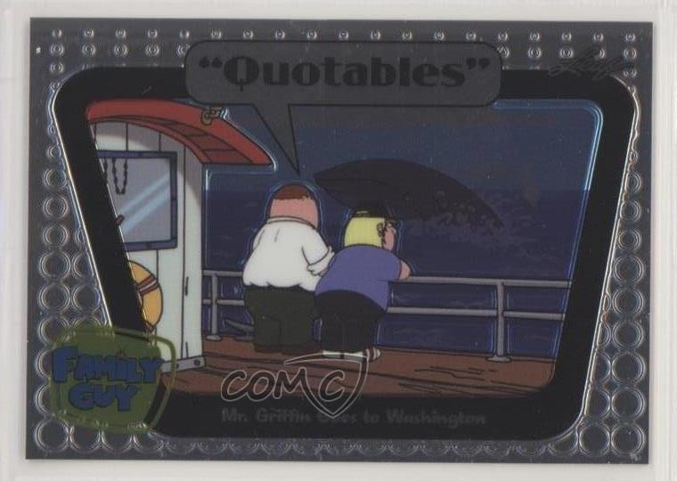 2011 Leaf Family Guy Stagioni 3-5 Quotazioni Mr Griffin va a Washington c9a