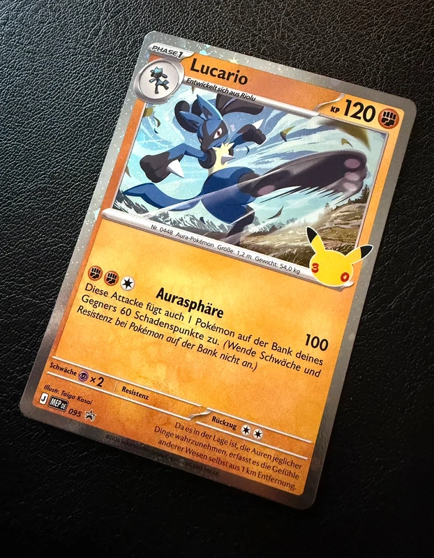Pokémon Promo Karte Lucario 095 30 Jahre Celebration
