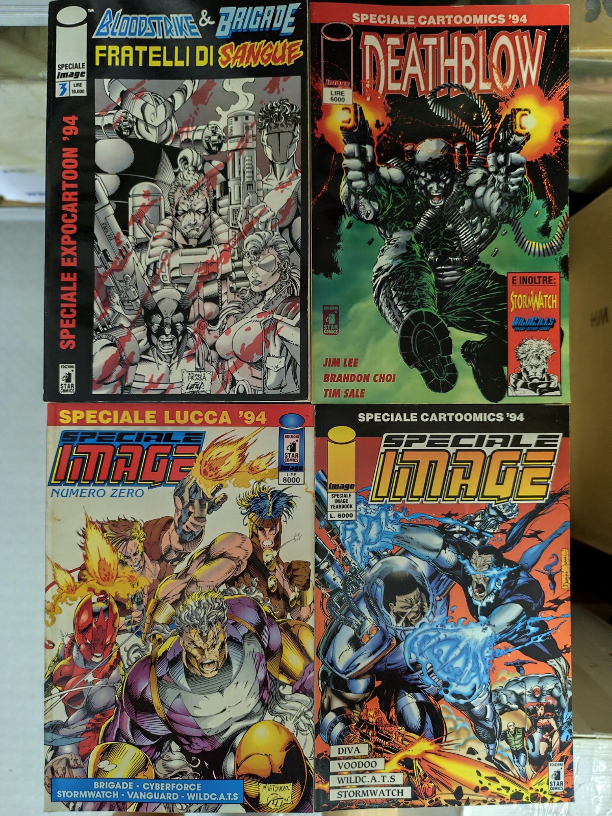 IMAGE Speciale Lucca '94 numeri 0,2,3 e Speciale Expocartoon '94